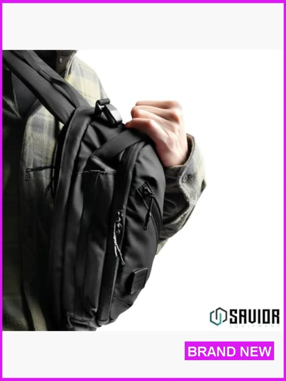 Tactical Sling Bag Crossbody EDC Low-Profile Concealed Carry Pistol Case Rapid